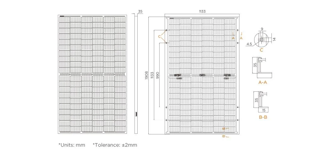 All Black Solar Panel Half Small Cell Module Charger DIY Solar Panel Outdoor