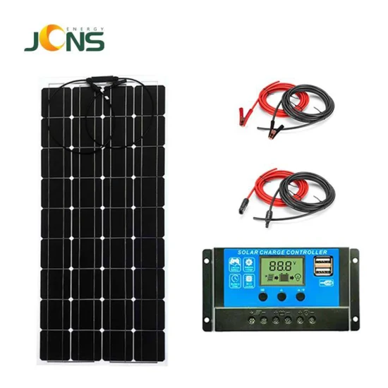 Kits de painéis fotovoltaicos domésticos DIY painéis solares semiflexíveis de 100 W